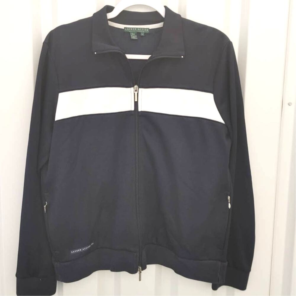 Lauren Ralph Lauren Womens Active Jacket Zip Up Pockets Large